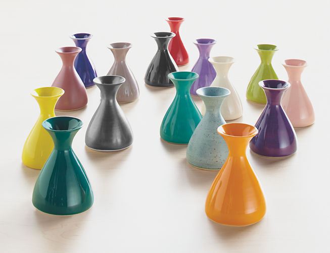 Bright modern vases from Room & Board