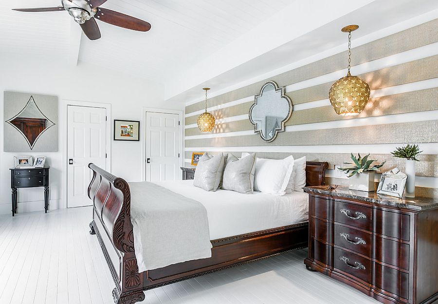 Chic Beach Style Bedroom With A Contemporary Twist 