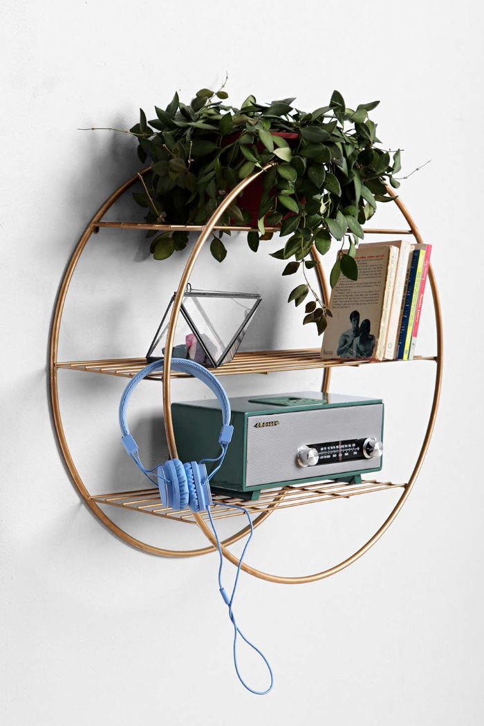 Circular shelf from Urban Outfitters