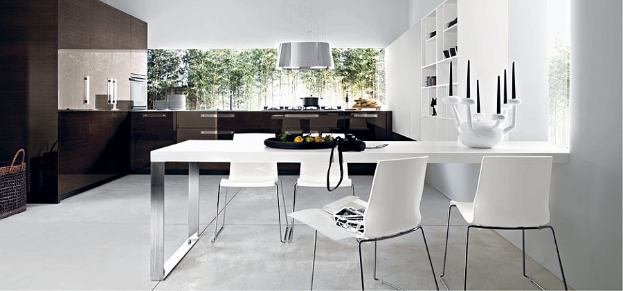 Combine your kitchen and dining space with effortless ease