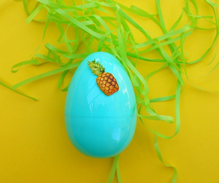 Decorate the eggs with one sticker at a time