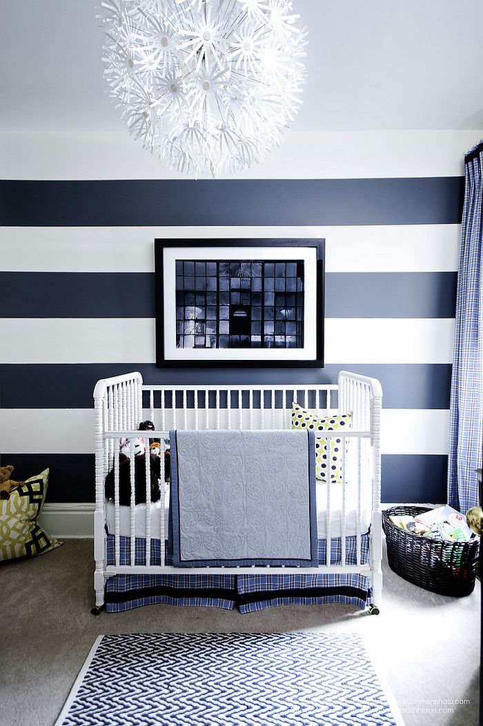 navy blue nursery