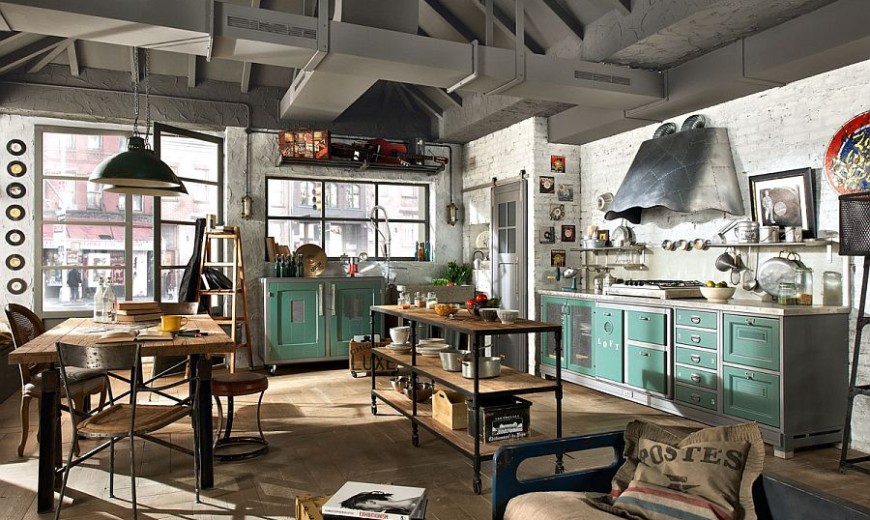 Vintage Kitchen Combines Timeless Design with Seamless Practicality