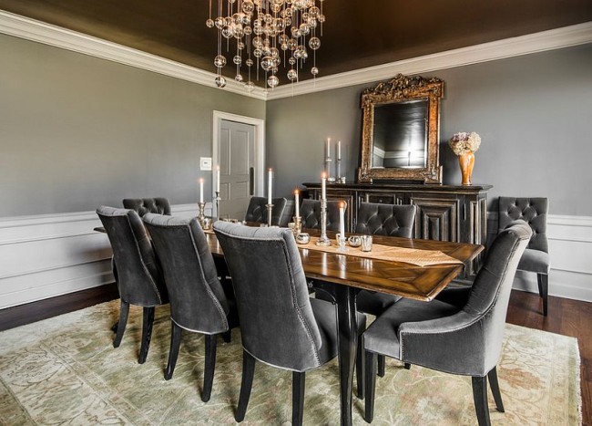 25 Elegant and Exquisite Gray Dining Room Ideas | Decoist