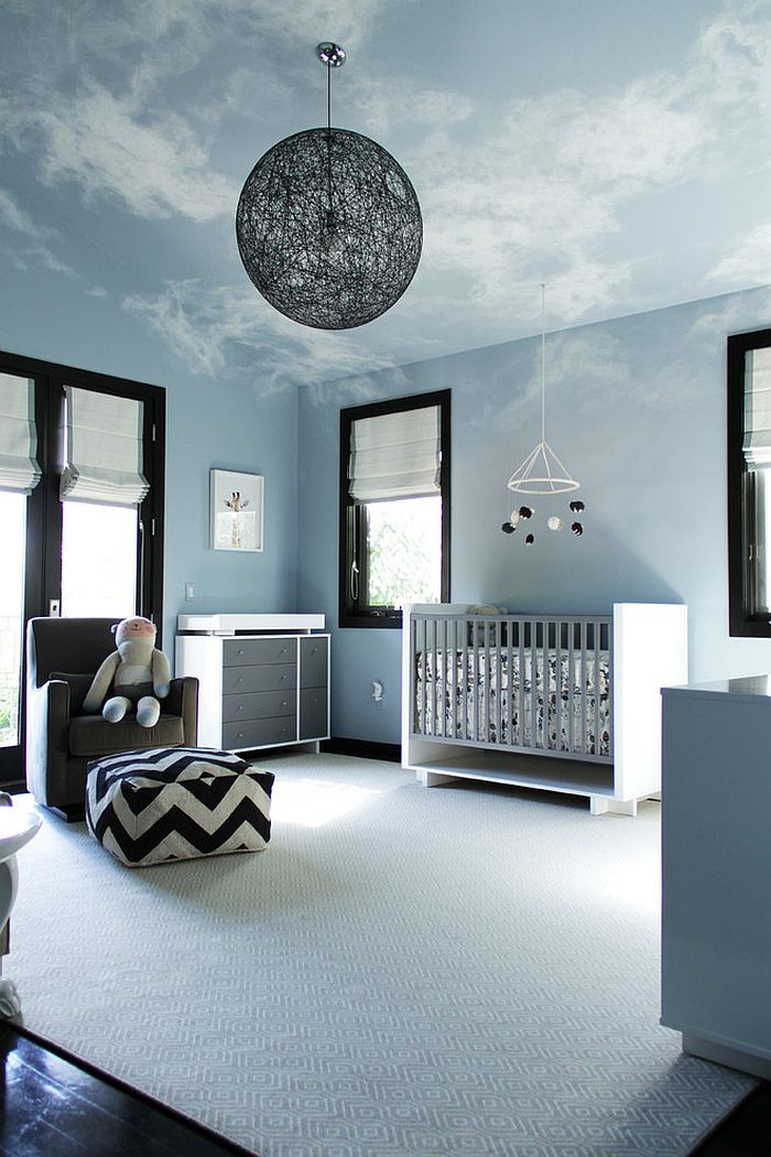 baby boy room ideas grey and blue