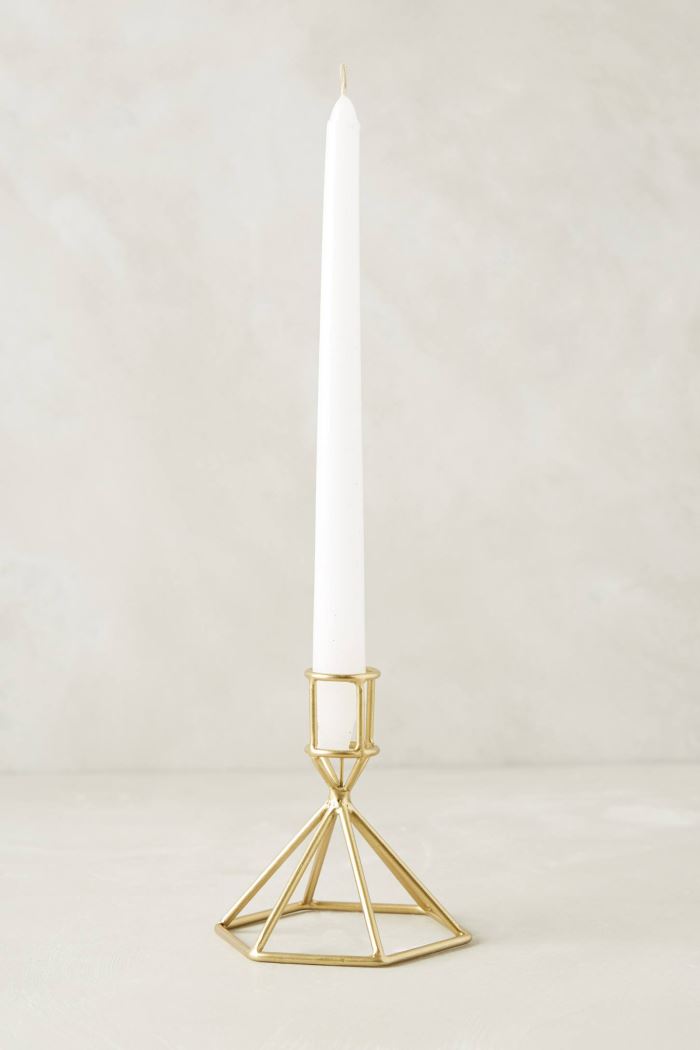Geo candle holder from Anthropologie