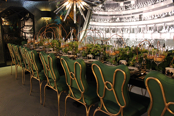 Greenery Themed Table