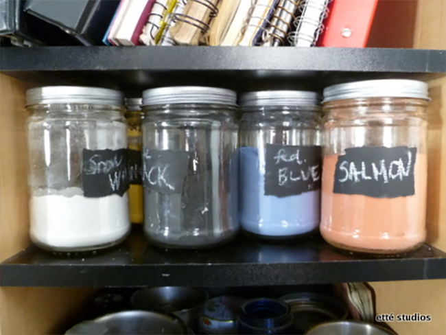 How to Make Chalkboard Label Jars