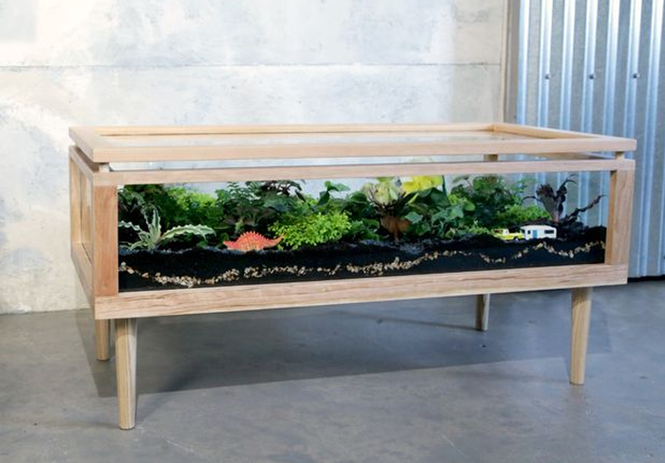 How to Make a Terrarium Table