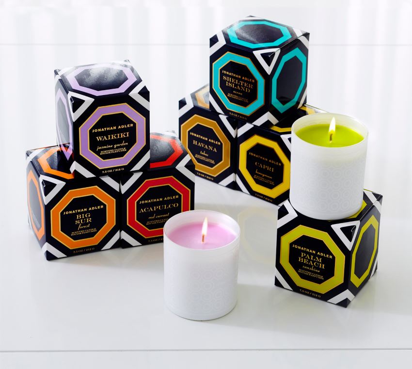 Jet Set candles from Jonathan Adler