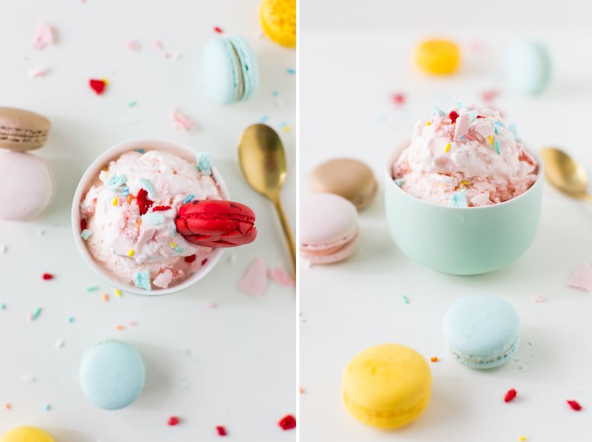 Macaron ice cream from Sugar & Cloth