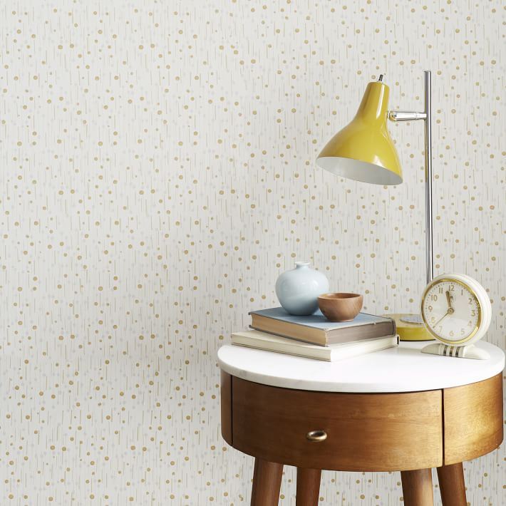 Modern neutral wallpaper from West Elm