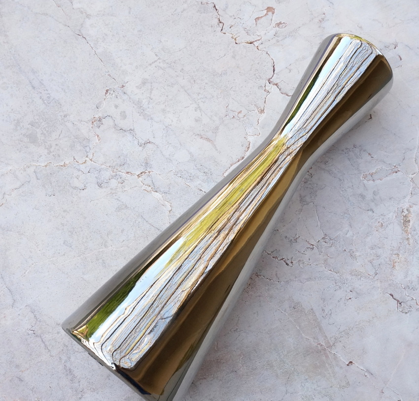 Modern silver vase