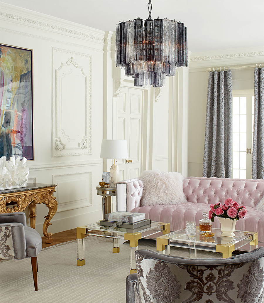 Plush Pastel Furniture in Posh Room