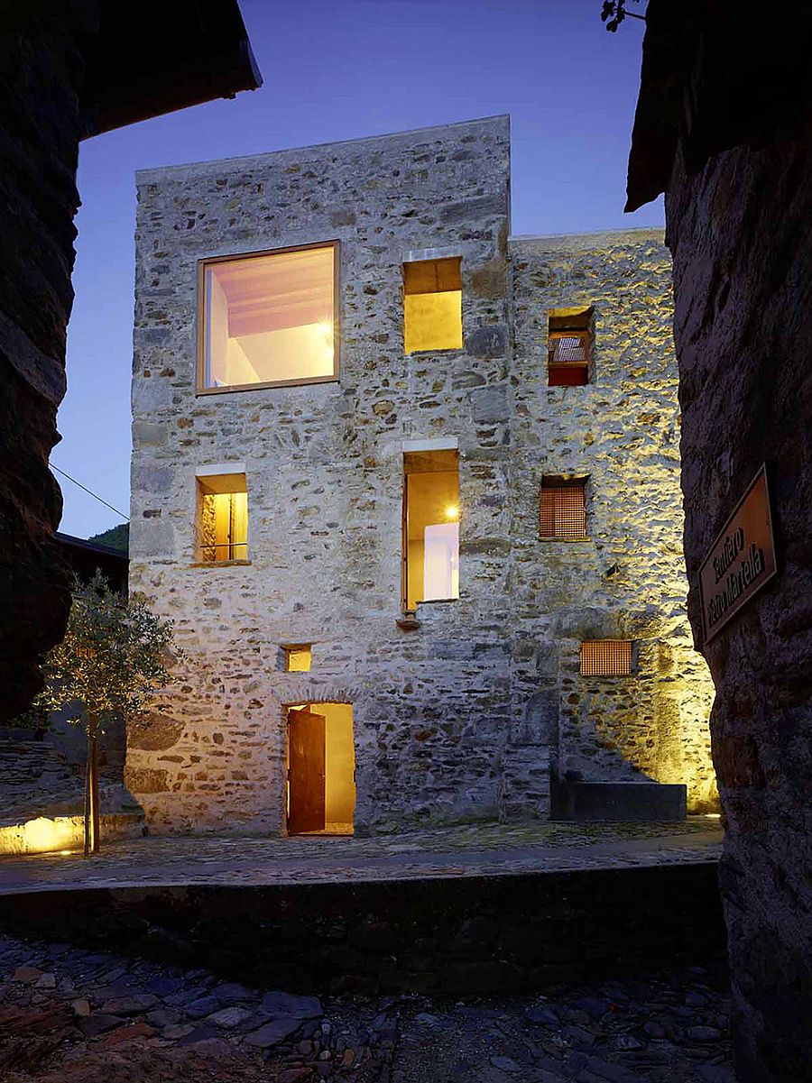 Renovated stone house in Switzerland