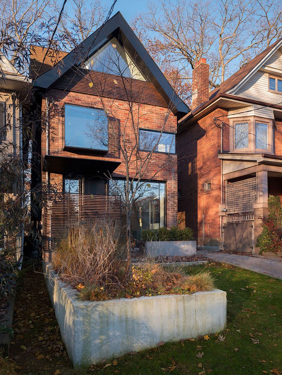 Street facade of the old Toronto home