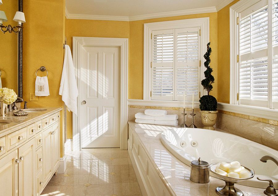 Traditional bathroom with hints of Victorian charm [Design: Siemasko + Verbridge]