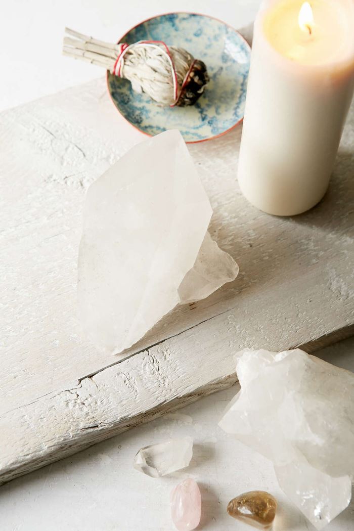 White quartz crystal from Urban Outfitters