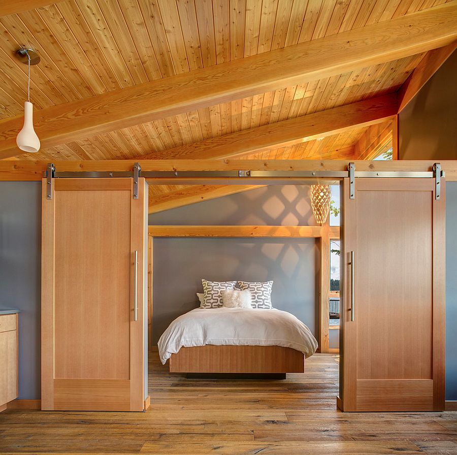 Beautiful bedroom design with rustic and modern touches