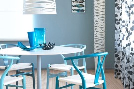 How to Use Diverse Shades of Blue to Craft a Brilliant Dining Room