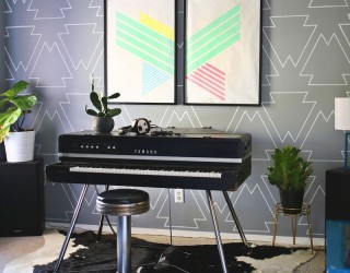 Make a Statement with Stenciled Walls