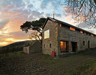 Old Mill on Scenic Scottish Border Transformed into a Modern Holiday Home