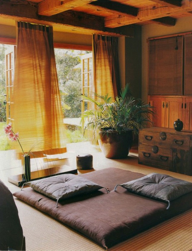 Floor Pillows Meditation Room