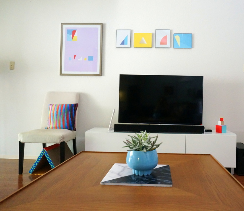 IKEA furniture in a modern living room