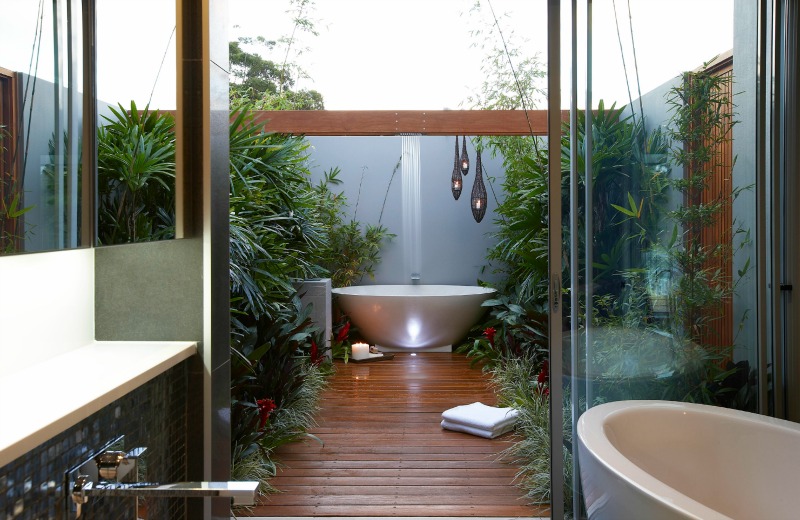 Indoor Outdoor Bathroom