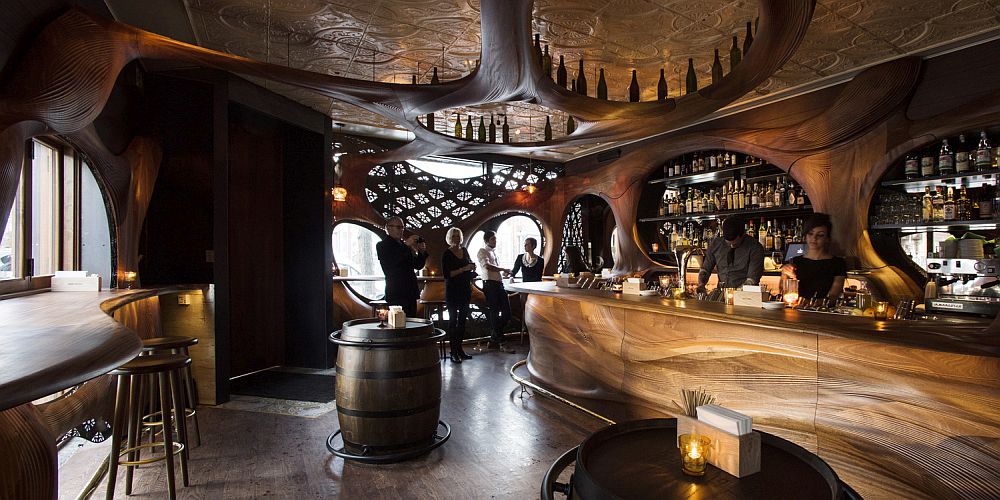 Ingenious design of Bar Raval inspired by the curious culinary world