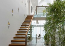 Interior-bamboo-garden-and-sculptural-staircase-of-the-brilliant-Ontario-home-217x155