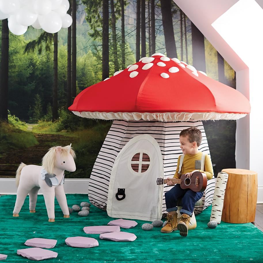 Mushroom playhouse from The Land of Nod