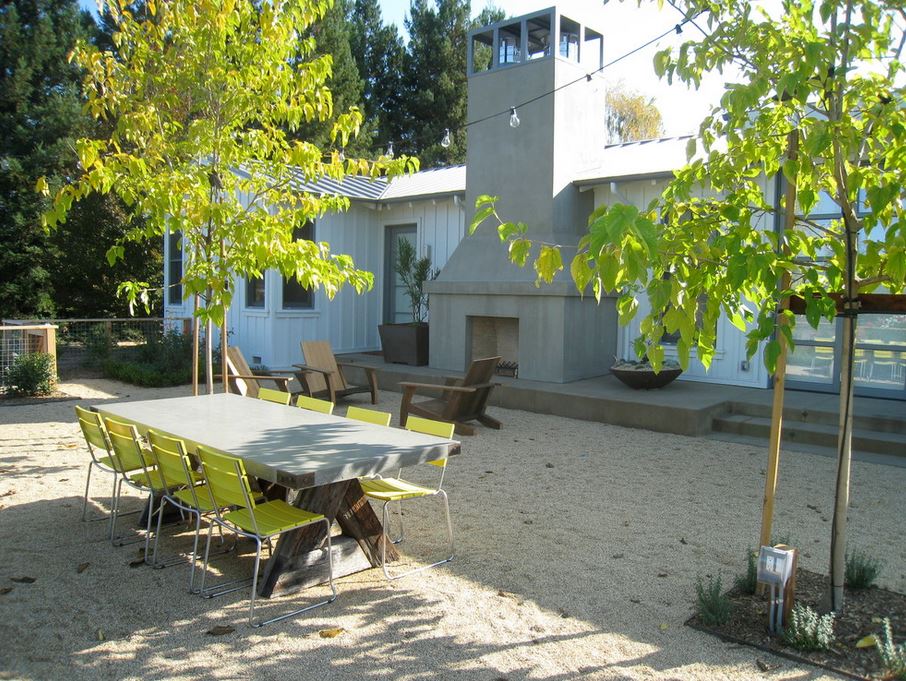 Napa Valley outdoor dining area