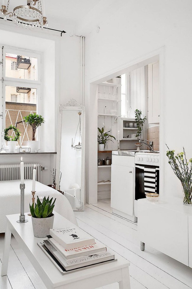 20 Sqm Apartment in Stockholm with Scandinavian Design