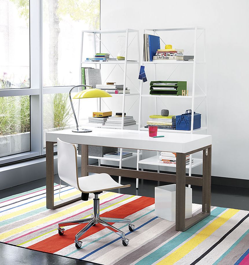 Organized office from CB2