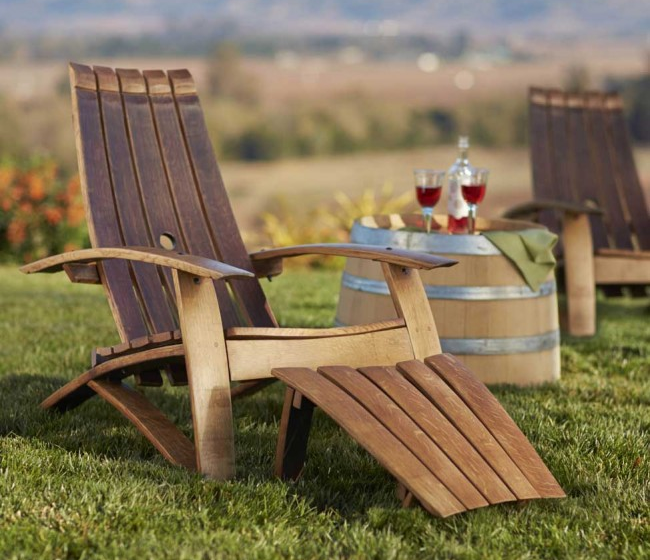 Recycled Wine Barrell Chair