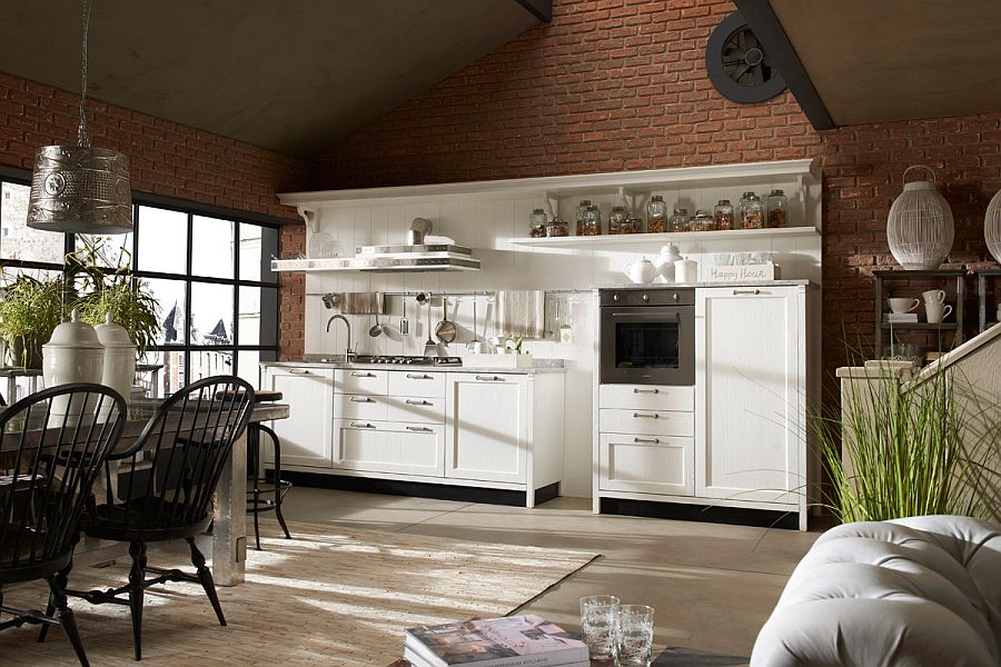 Smart modern kitchen creates a combination of comfort and elegance