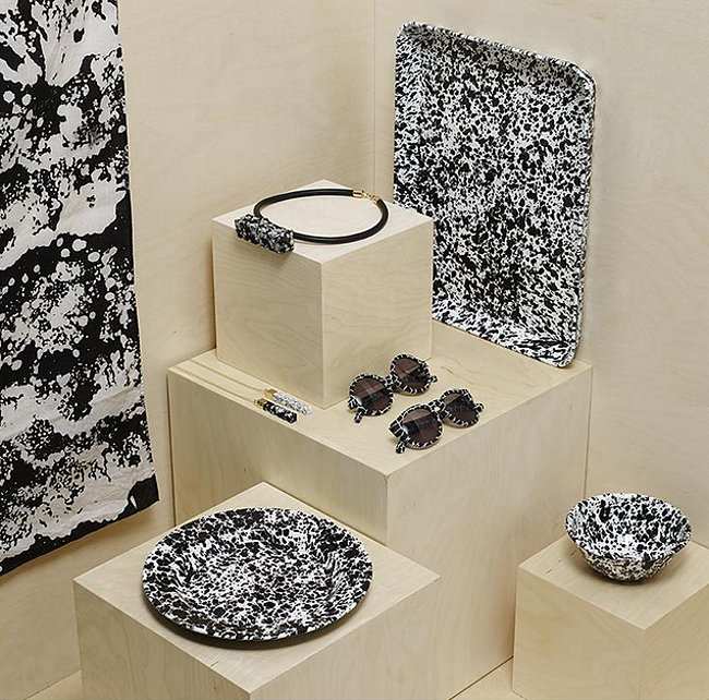 Speckle, splatter and marble style from Darkroom London