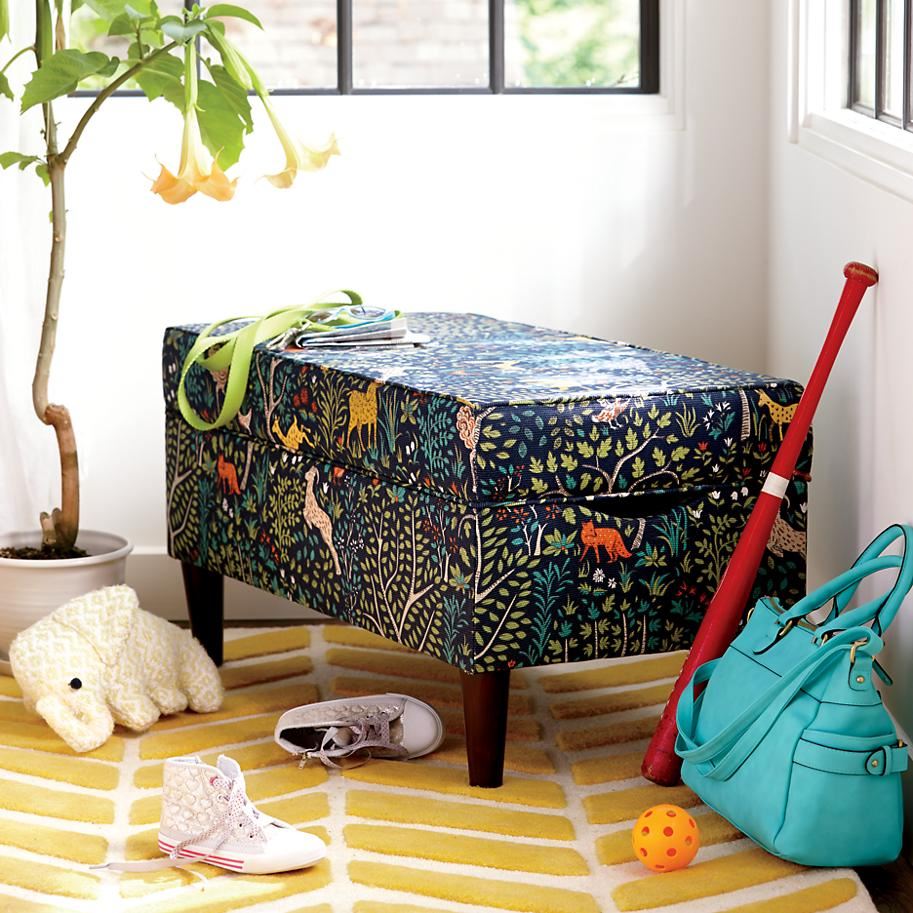 Storage bench from The Land of Nod
