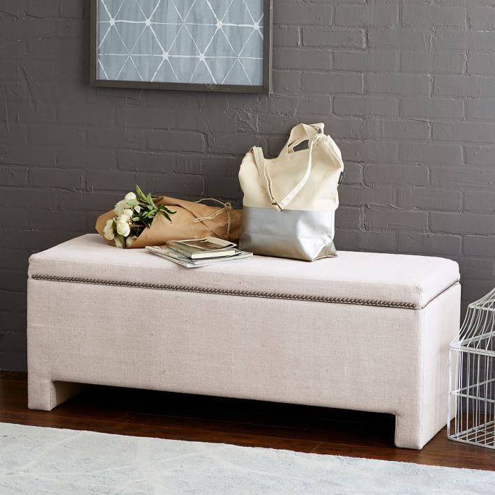 Storage bench from West Elm