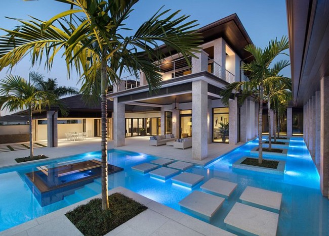 Outdoor Design Trend: 23 Fabulous Concrete Pool Deck Ideas