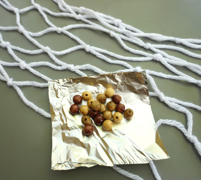 Wooden beads take this macrame project to the next level