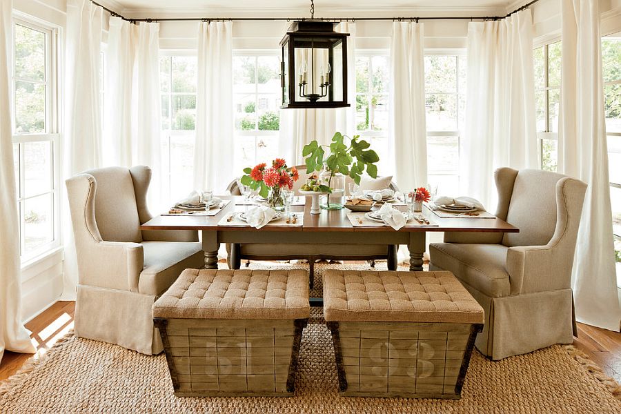 Breezy dining room seems perfect for summer and fall [Design: Historical Concepts]