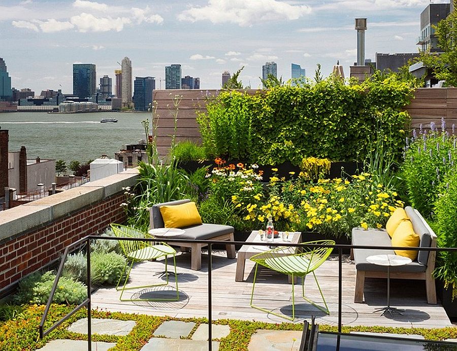 Caviar Warehouse Loft with Stunning Rooftop Garden View of River