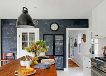 Chalkboard-wall-in-the-kitchen-gives-it-a-playful-modern-twist-217x155