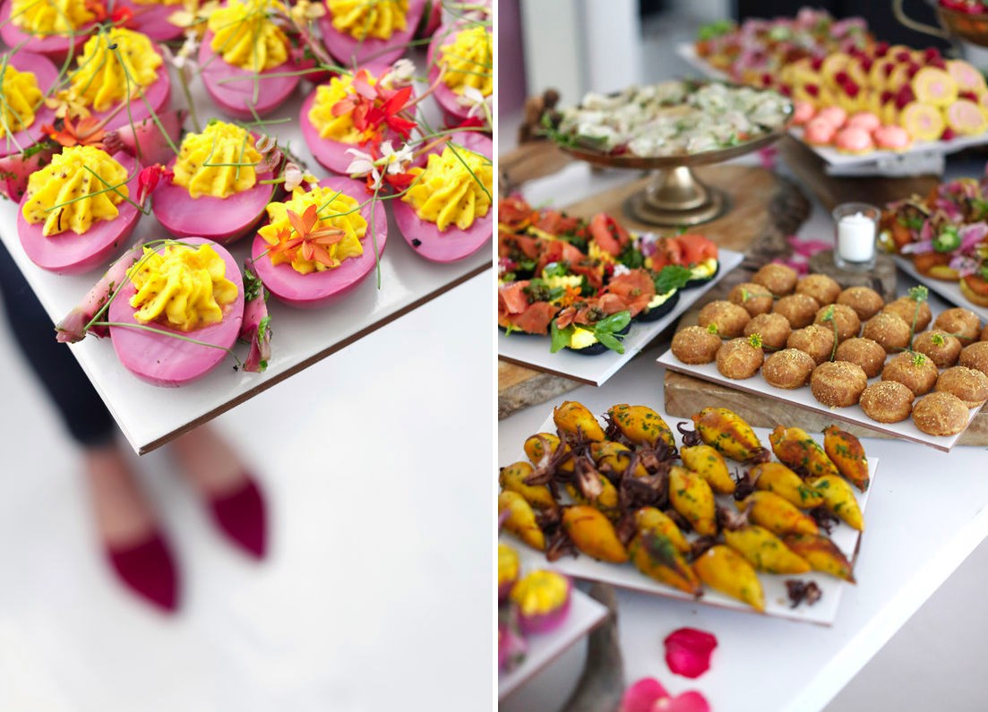 Delicious nibbles from a Design Love Fest party