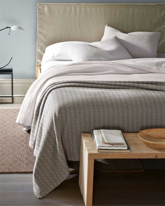 Eileen Fisher Organic Cotton Coverlet Natural