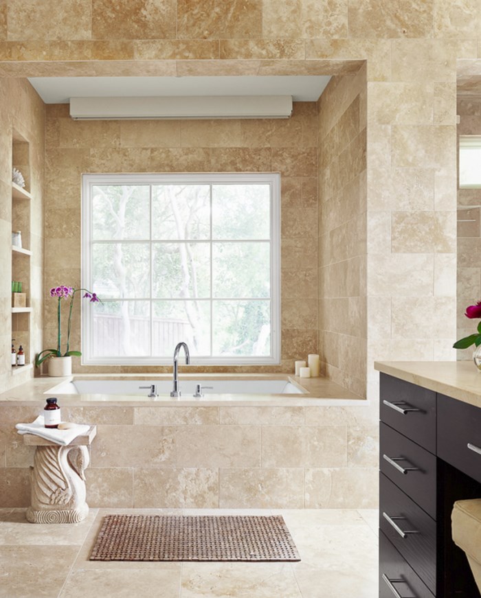 Elegant bathroom of blogger Camille Styles