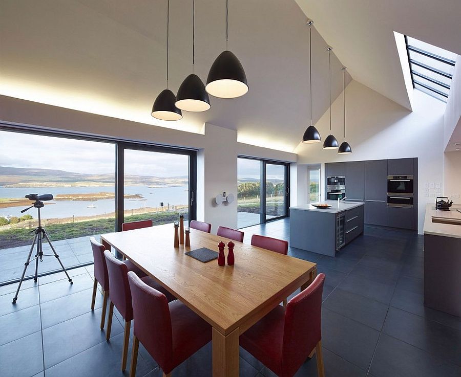 Exquisite views from the contemporary home in Skye