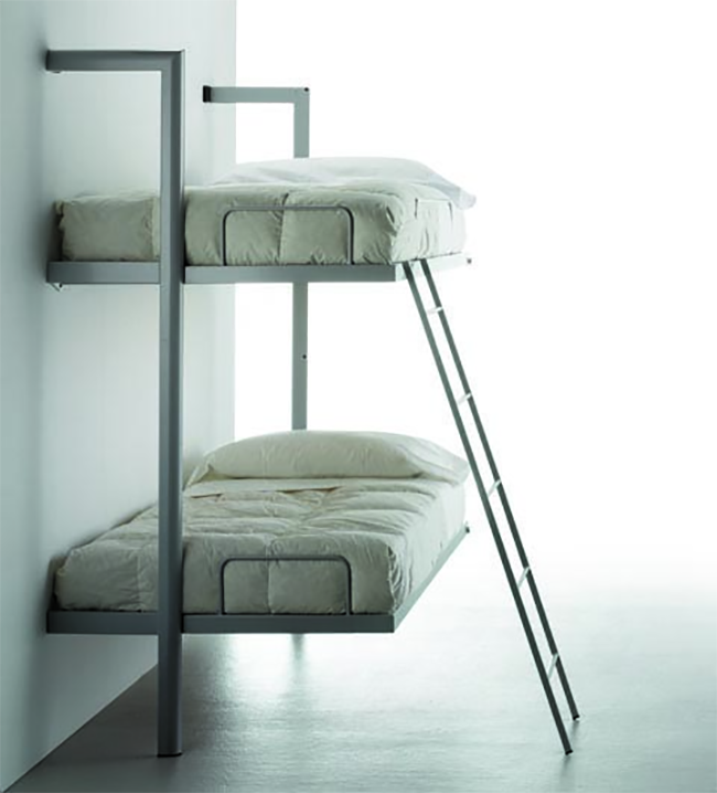 Fold Down Bunk Beds with Ladder